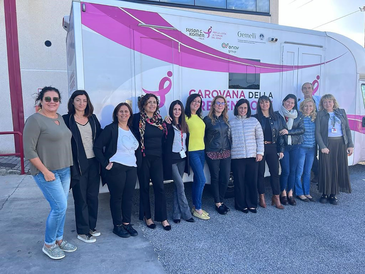 EUA WOW Chapter Arranged Mammogram Screenings for Female Employees to Raise Awareness for Breast Cancer