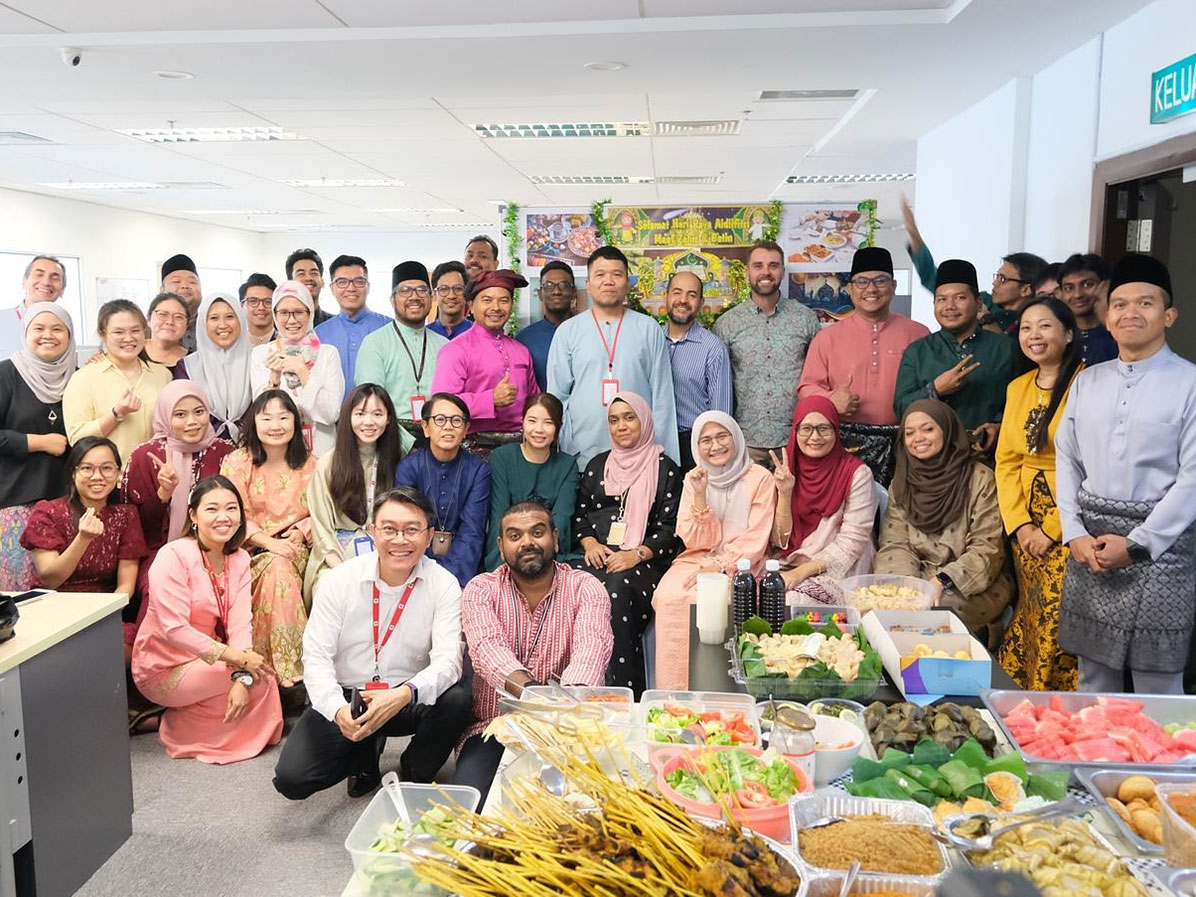 Our Team in Malaysia Gathered to Celebrate Eid